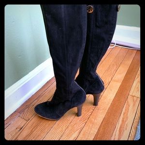 Tory Burch tall suede boots